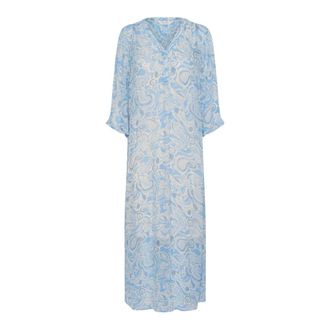 Part Two Berit PW DR - Dames - Casual kleedjes - Blauw - M - Kleedjes
