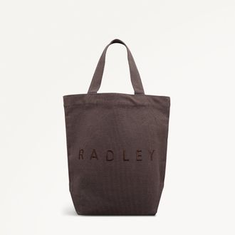 Radley London Coffee Small Open Top Grab Radley Embroidery SS26 Radley London