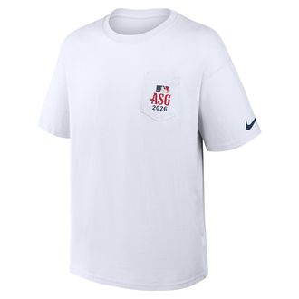 Nike 2026 All-Star Game Max90 Nike Mens MLB T-Shirt in White | 04T710AASG-AAD
