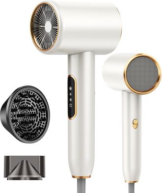 OEM Asciugacapelli Ionico Professionale, Asciugacapelli Ad Asciugatura Rapida Da 2400 W, Asciugacapelli Potente E Leggero, 3 Temperature 2 Velocit&agrave;, Con A