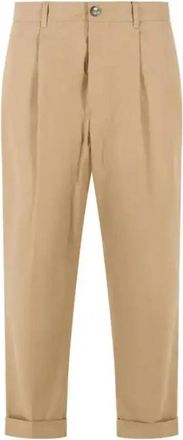 Ami Chino - Heren - Chinos - Beige - M - Katoen - Broeken