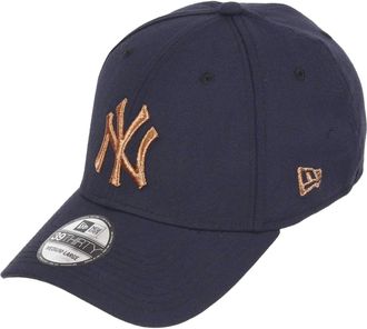 New Era New York Yankees 39thirty Adjustable Cap MLB Essential Navy/Copper - M - L
