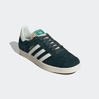 adidas Sneaker ADIDAS ORIGINALS GAZELLE, Herren, Gr. 38,5, gr&uuml;n (minergree, owei&szlig;, crewht), Leder, Synthetik, Schuhe Sneaker