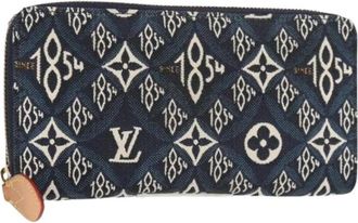 Louis Vuitton Pre-owned Canvas Portemonnee - Dames - Vintage Accessoires - Blauw - ONE Size - Vintage