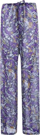 Dries Van Noten Pants Georgette Trousers Pachas