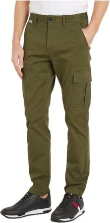 Tommy Hilfiger Cargo Broek Austin - Heren - Straight fit broeken - Groen - W32 L32 - Katoen - Broeken