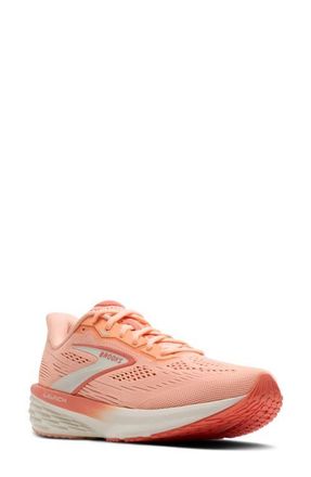 Brooks Launch 12 Running Sneaker in Peach/coconut/peach Echo at Nordstrom, Size 10.5