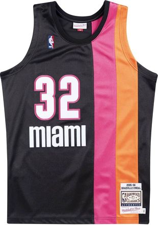 Mitchell & Ness x NBA Miami Heat 2005-06 Jerseys Shaquille ONeal 32 AJY4EL18033-MHEBLCK05SON