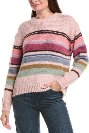 Michael Stars Aura Striped Wool-Blend Pullover