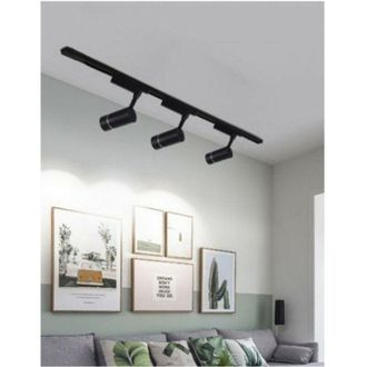 Trade Shop Trade Shop - Proyector De Carril Luz 30w Led Cob Luz 6500k 3000k 4000k Negro Foco F30w-07h