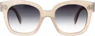 Celine Sunglasses, unisex, Gray, 54 MM, Square Sunglasses