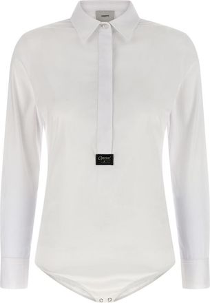 Coperni White Shirt Bodysuit