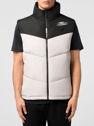 Plein Sport Logo Padded Nylon Vest