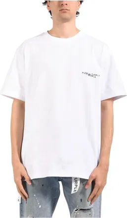 Purple Heren, Tops, Wit, Maat: XL Katoen