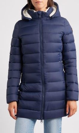 Save The Duck Joanne Quilted Water Repellent Puffer Jacket in Navy Blue at Nordstrom Rack, Size 00(Xxs)