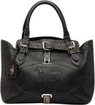 Fendi Pre-owned Handbags, female, Black, Size: ONE SIZE Pre-owned Handbag