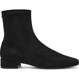 Anne Klein Russ Bootie in Black Suede at Nordstrom, Size 8