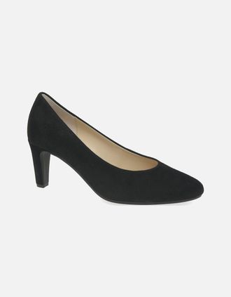 Gabor Womens Edina Womens Court Shoes - Black - Size: 5.5