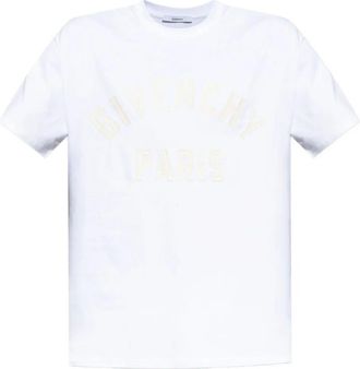 Givenchy T-Shirt In Cotone Con Ricamo Givenchy Paris-Uomo