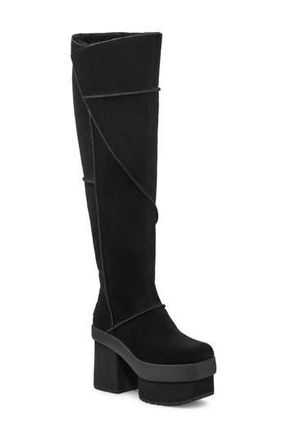 UGG New Heights Platform Xtra Over the Knee Boot in Blk at Nordstrom Rack, Size 8.5