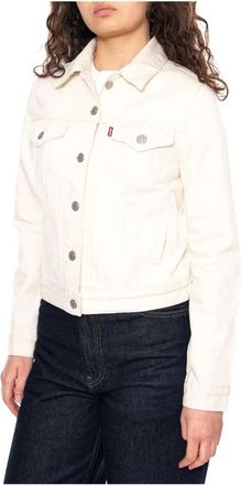 Levi's Trucker Jacket - Dames - Spijkerjassen - Wit - XS - Katoen - Jassen
