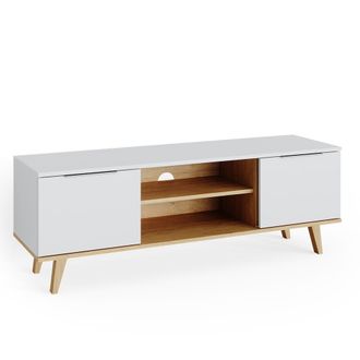 Vicco Mueble Bajo Para Tv Nautica, Blanco, 138 X 49 Cm Vicco