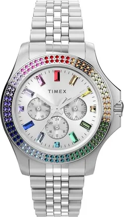 Timex Classic Silver-tone Dial Ladies Watch TW2W33000