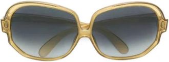 Dior Pre-owned Acetate sunglasses - Dames - Vintage Accessoires - Geel - ONE Size - Vintage