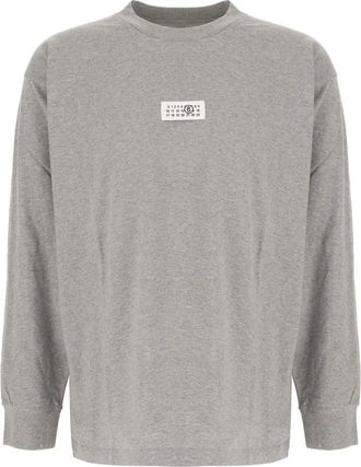 Maison Margiela Felpe Long Sleeve Top - Heren - Longsleeves - Grijs - M - Tops