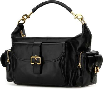 Chlo&eacute; Womens Camera Shoulder Bag Black Calf