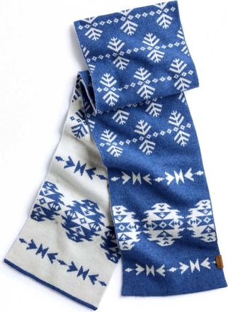 Pendleton Womens Luminaria Scarf In Light Blue