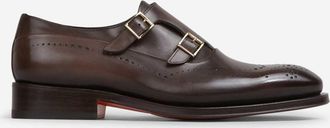 Santoni Brogue Buckle Shoes