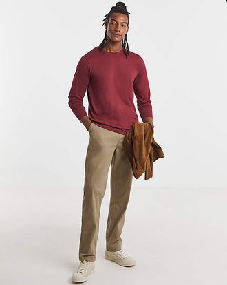 Jacamo Long Sleeve Crew Neck T-Shirt