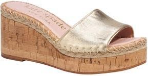 Kate Spade New York cosette espadrille wedge sandal in Pale Gold at Nordstrom Rack, Size 7.5