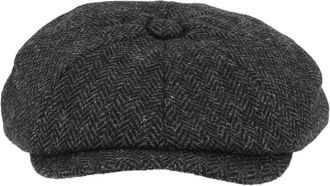 Barbour Gorra Baker Boy de Tweed Fyne - Accessories - Hombre - Gris - L