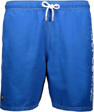 Paul & Shark Elastische Zwemshorts - Heren - Strandmode - Blauw - L - Polyester - Badmode
