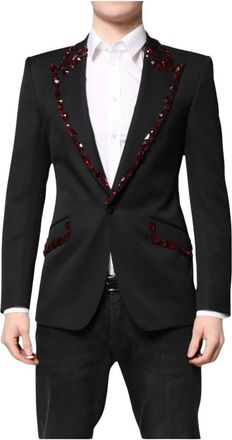 Dolce & Gabbana Hombre, Chaquetas, Negro, Talla: S