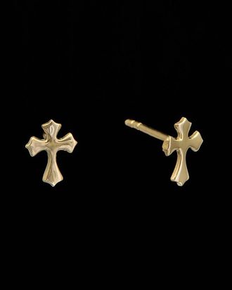 Italian Gold, Inc 14K Mini Cross Studs