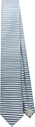 Giorgio Armani Elegante Zijden Stropdas voor Mannen - Heren - Stropdassen - Grijs - ONE Size - Accessoires