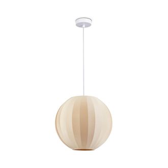 Paco Home Paco Home - L&aacute;mpara Colgante Luminaria De Suspensi&oacute;n Sal&oacute;n Dormitorio Comedor Moderna Nylon E27 Beige, L&aacute;mpara Colgante - Tipo 3