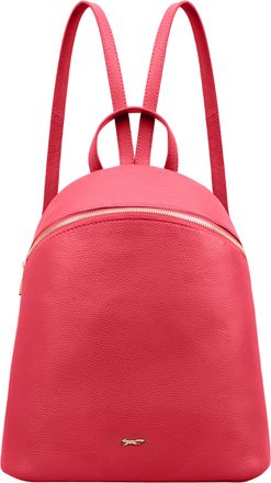 Paul Costelloe Womens Panoma Pink Leather Backpack Bag - One Size