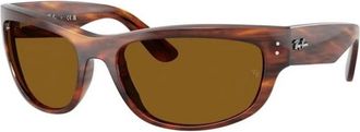 Ray-Ban Authentieke Mega Balorama Zonnebril - unisex - Zonnebrillen - Bruin - 63 MM - Accessoires