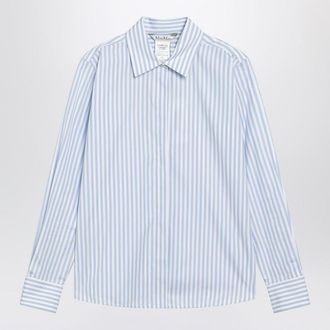 Max Mara White/Light Striped Shirt