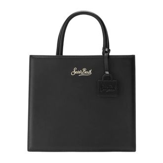 MC2 Saint Barth Handbags, female, Black, Size: ONE SIZE Shop Bag Midi