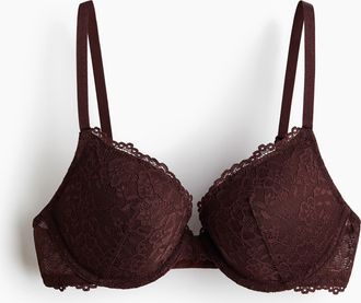 H&M Push-up-BH aus Spitze - Brown