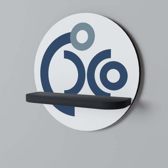 OEM Estante Redondo Orb Design Negro