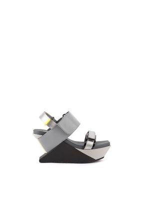 United Nude Delta Run Wedge Sandals in Steel at Nordstrom, Size 35