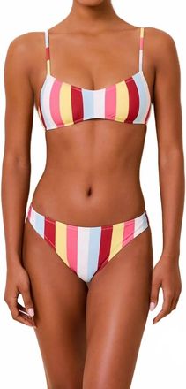 Solid & Striped Rachel Bikini Bottom In Symi Stripe