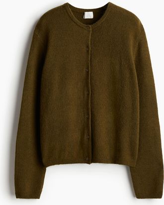 H&M Cardigan in lockerer Passform - Green