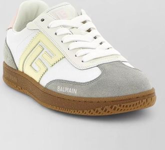 Balmain swan low-top sneakers